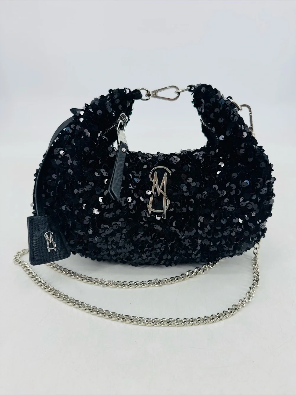 Steve Madden NEW Brenda Retro Y2K Sequin Embellished Hobo Wristlet Crossbody NWT